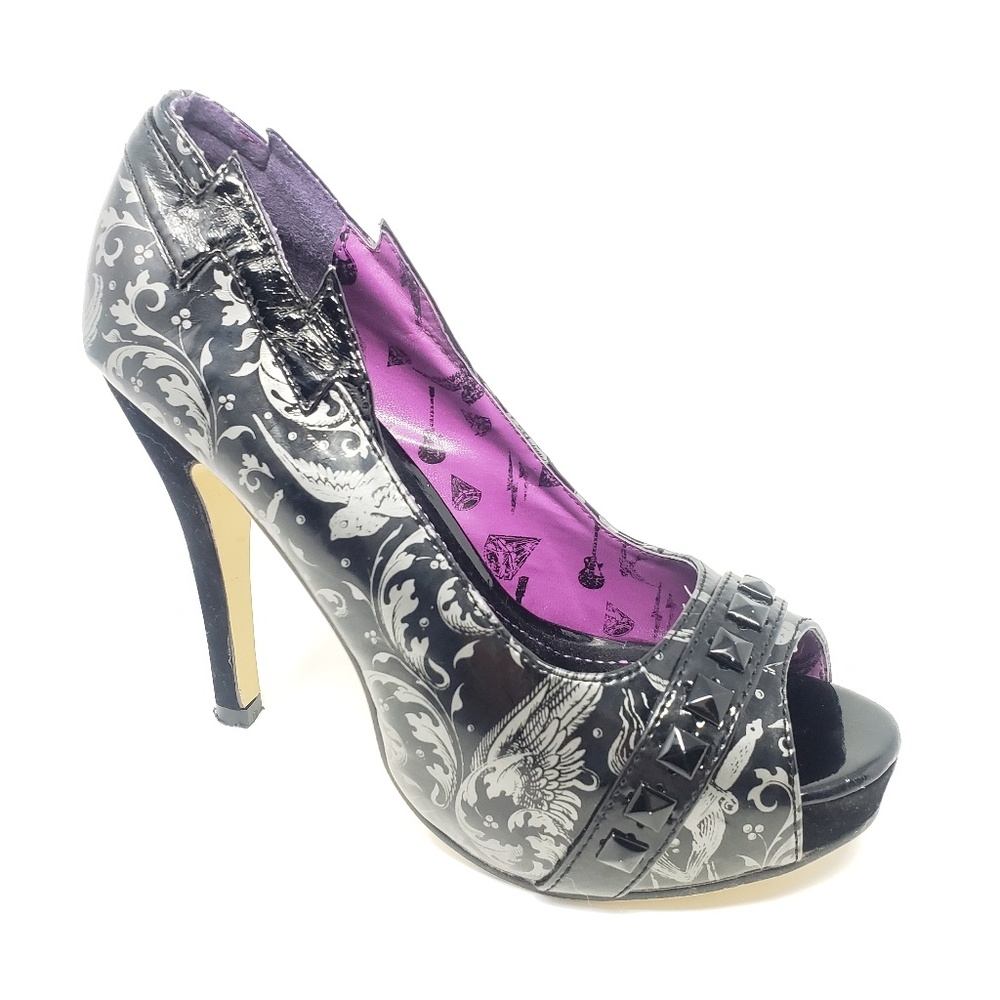Iron Fist Mean Streak Platform Peep Toe Heel